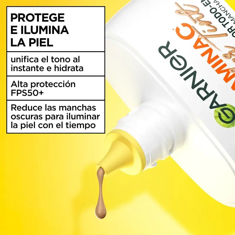 Garnier Uv täglicher Schutz Vitamin C Wunder Tint Spf50+, mittlerer Farbton, 40 ml