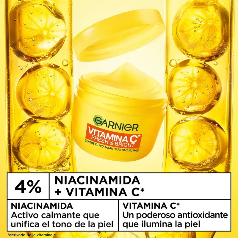 Garnier Vitamin C Fresh & Bright Anti-Blemish Feuchtigkeitssorbet Creme, 85 ml