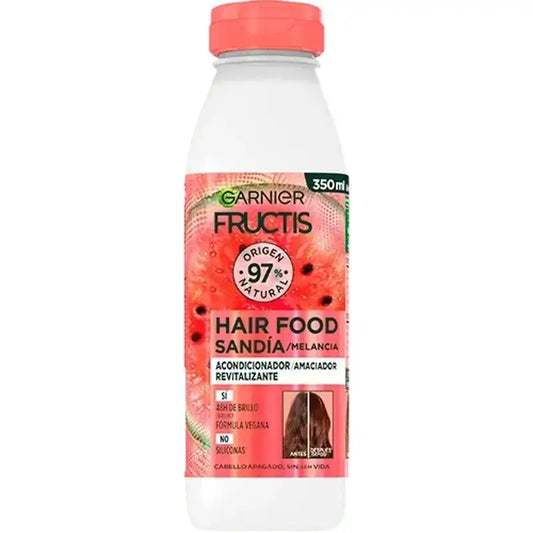 Garnier Fructis Hair Food Wassermelone Revitalisierende Spülung für stumpfes, lebloses Haar 350 ml