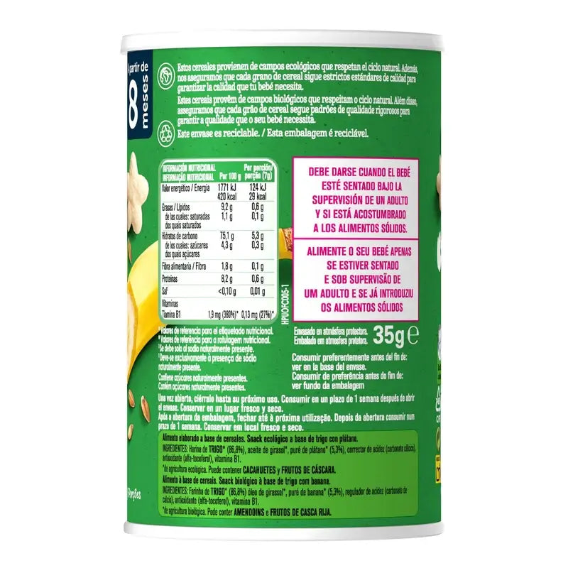 Gerber Snacks Bio-Bananen-Müsli-Snacks, 35g