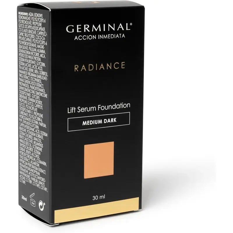 Germinal Makeup Base Lift Serum Foundation Medium Dunkel 30Ml