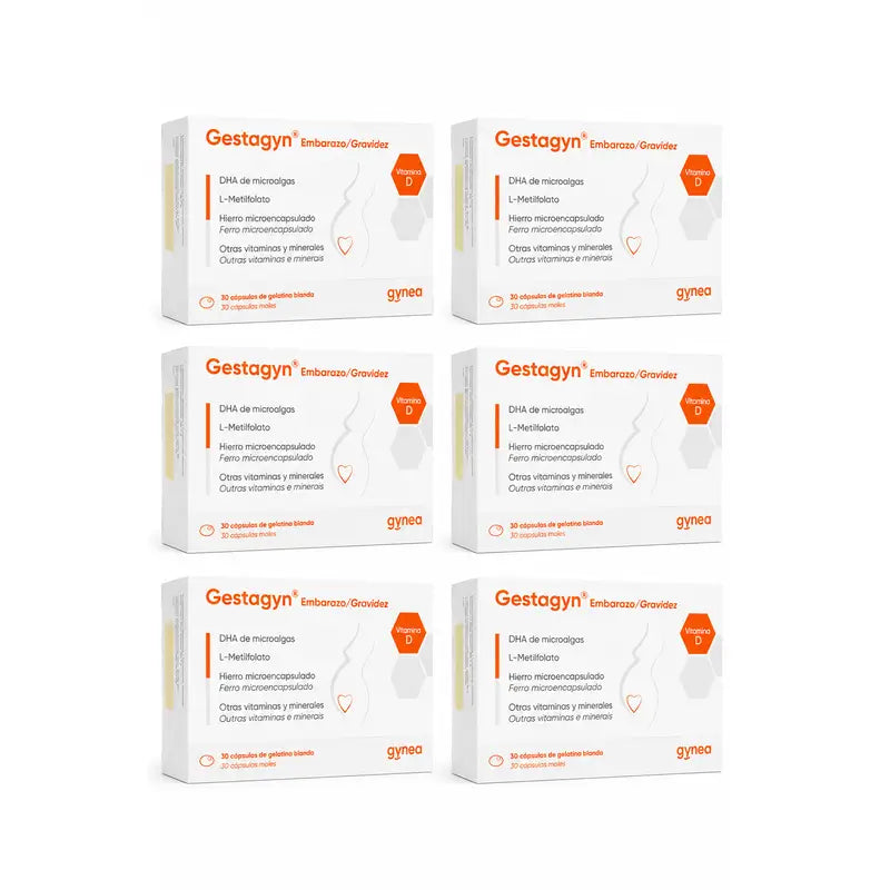 Gestagyn Pregnancy, Pack 6 x 30 Capsules