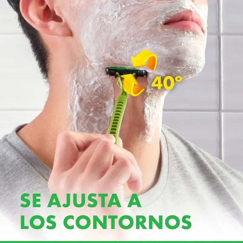 Gillette Blue3 Sensitive Einwegrasierer für Männer, 5 Stück.