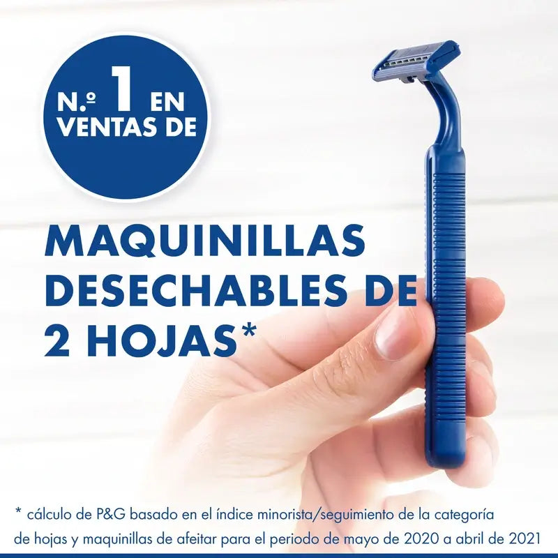 Gillette Blueii Einwegrasierer für Männer, 20 Stück.