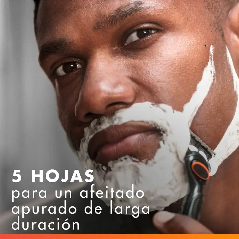 Gillette Fusion5 Power Ersatzklingen für Herren-Rasierer, 4 Stück