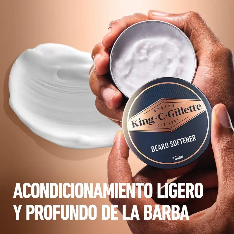 Gillette King C. Smooth Bartbalsam, 100 ml