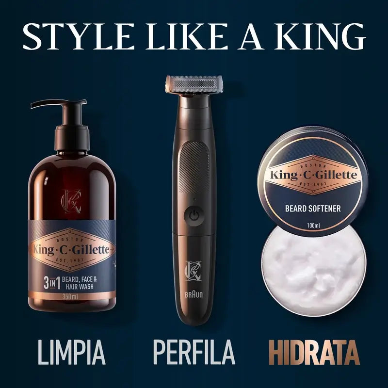 Gillette King C. Smooth Bartbalsam, 100 ml
