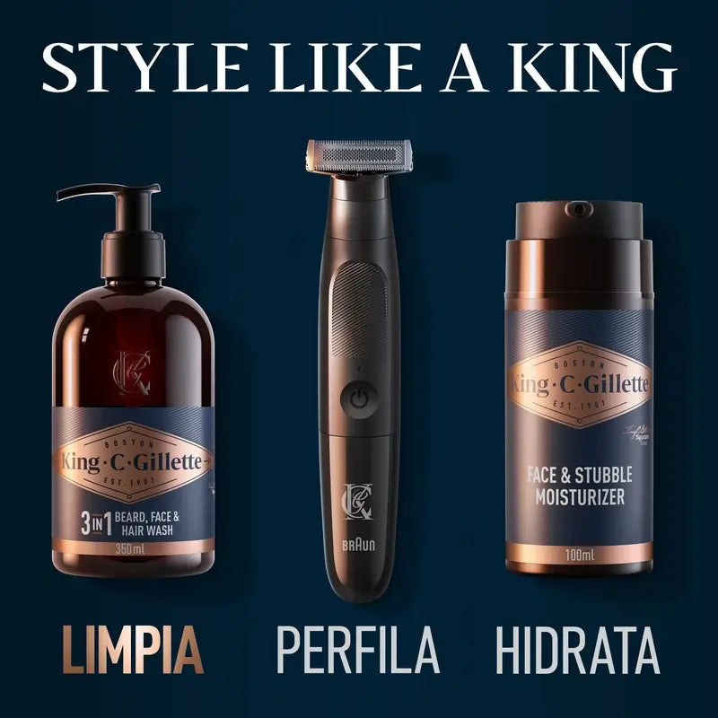 Gillette King C. Bart & Gesicht Gel , 350 ml