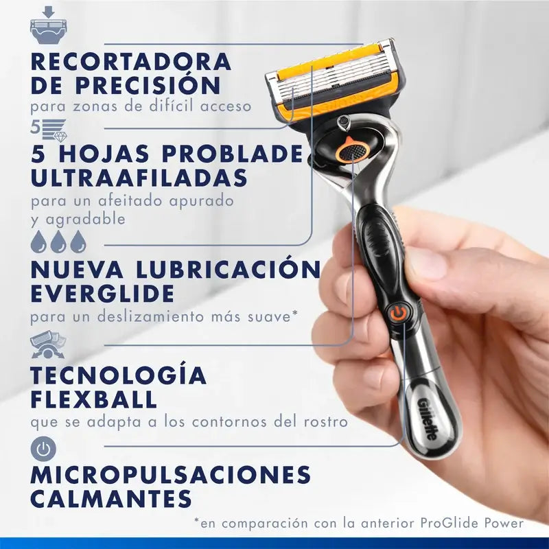 Gillette Proglide Power 1 Rasierer, 1 Ersatzklinge