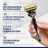 Gillette Proshield Rasierer-Nachfüllpackungen für Männer, 4 Stück.