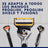 Gillette Proshield Rasierer-Nachfüllpackungen für Männer, 4 Stück.