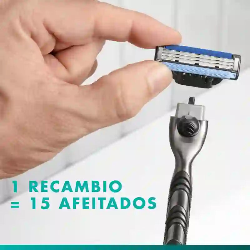 Gillette Mach3 Nachfüllpackung, 7+1 Nachfüllpackungen