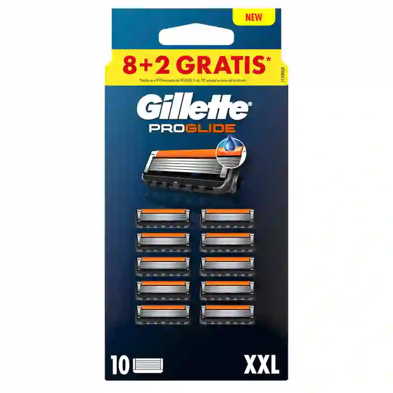 Gillette Proglide Refill, 8+2 refills