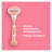 Gillette Venus Comfortglide Spa Breeze Haarentfernungs-Rasierer für Frauen, 1 Griff + 3 Nachfüllpackungen