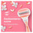 Gillette Venus Comfortglide Spa Breeze Haarentfernungs-Rasierer für Frauen, 1 Griff + 3 Nachfüllpackungen