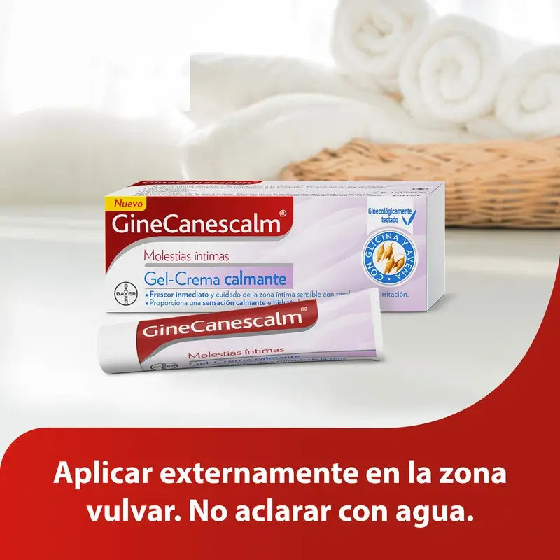Ginescanes GineCanescalm Beruhigende Gel-Creme, 15 gr
