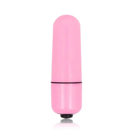 Glossy Small Intense Pink Vibrating Bullet