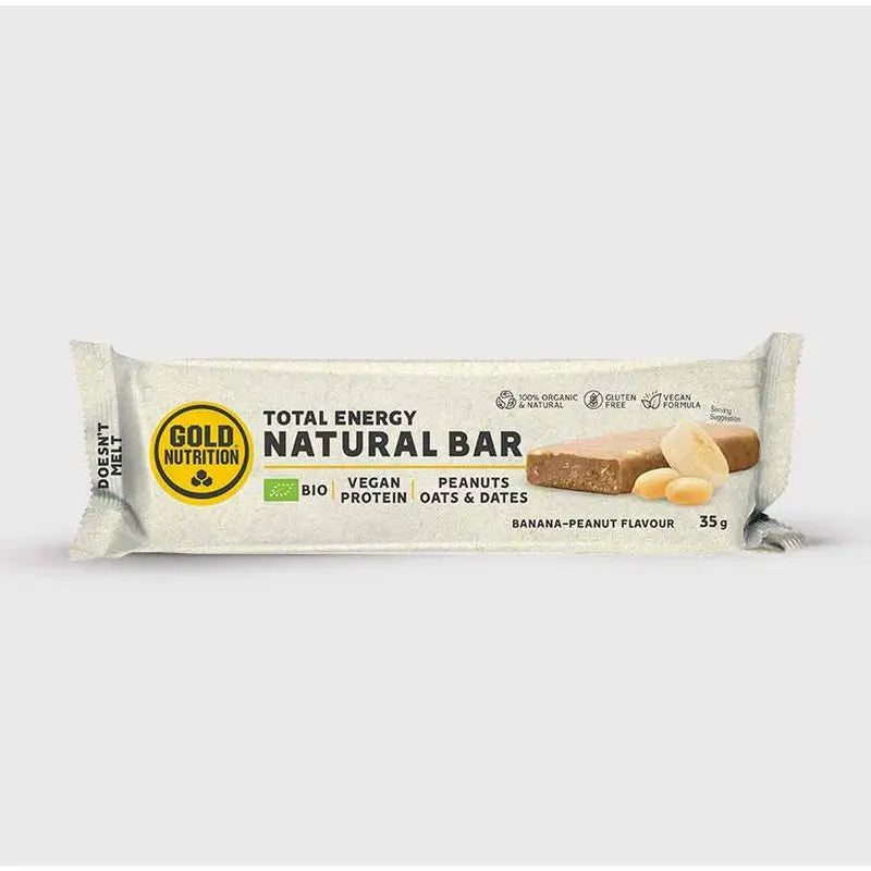 Gold Nutrition Natural Bar Barritas Banane-Erdnuss 15Uds. bio