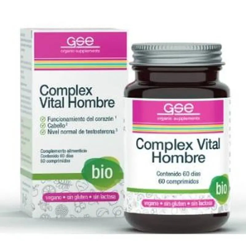 Gse Complex Vital Men 60 Tablets Bio Vegan