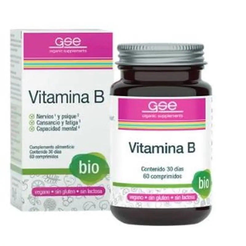 Gse Vitamin B Comlex 60 Tablets Bio Vegan