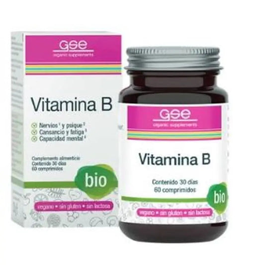 Gse Vitamin B Comlex 60 Tablets Bio Vegan