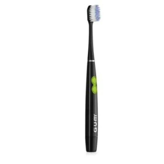 Gum Elec Sonic Daily Brush Black Black Batteries 1Un