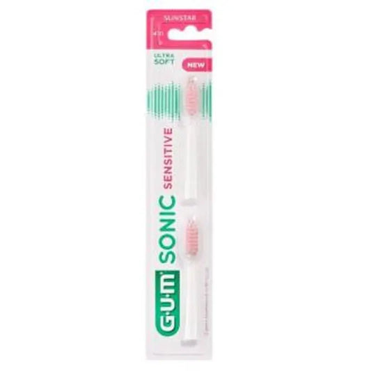 Gum Sonic Sensitive Electric Toothbrush Refill 2 pieces