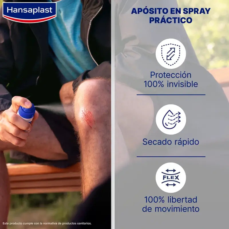 Hansaplast Second Skin Protection Spray Dressing , 40 Anwendungen