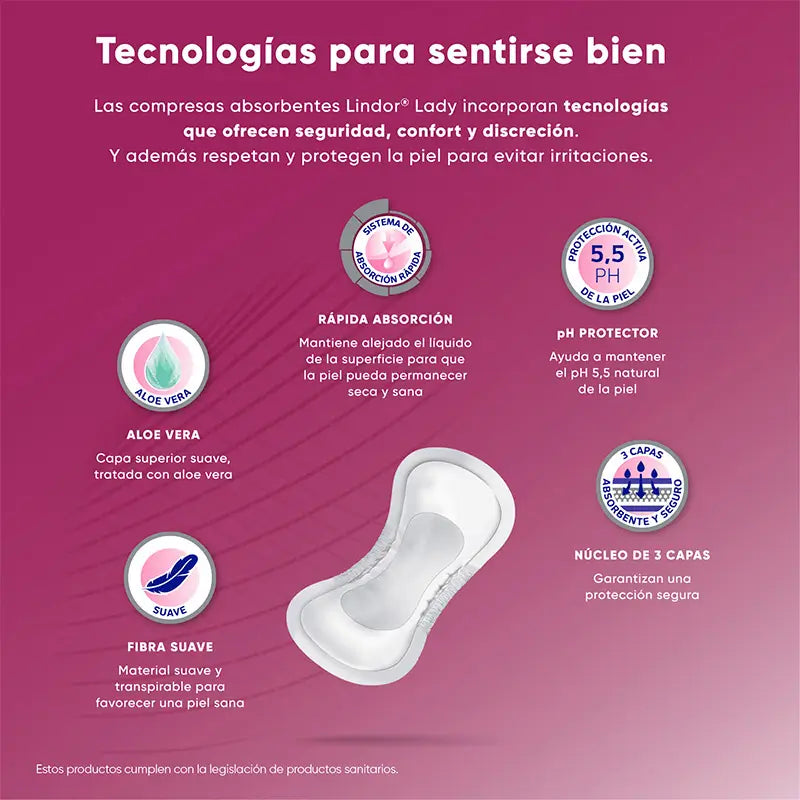 Lindor Lady Pad Mini 2 Tropfen