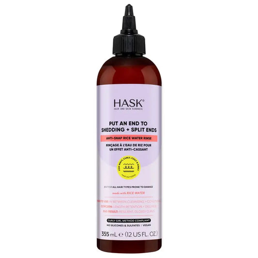 Hask Anti-Haarausfall-Lösung mit Reiswassertextur, 355 ml