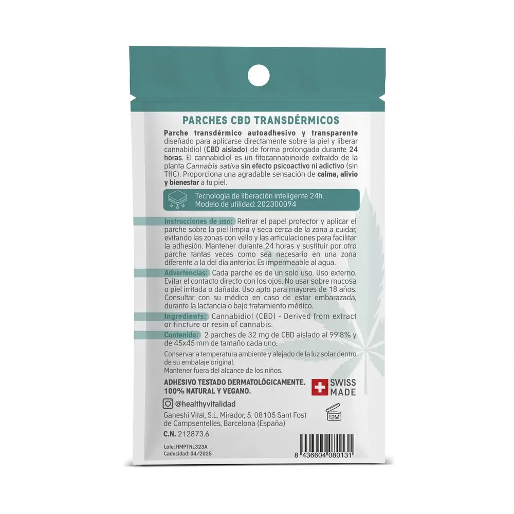 Gesundes Vitalidad Forte Plus Gesundes Vitalidad Forte Plus Cbd Pflaster 2Ud.