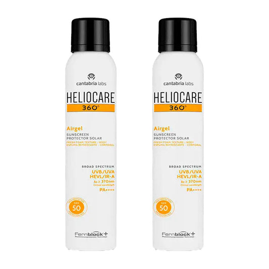 Heliocare Duplo 360º Airgel Body, 2X200 Ml