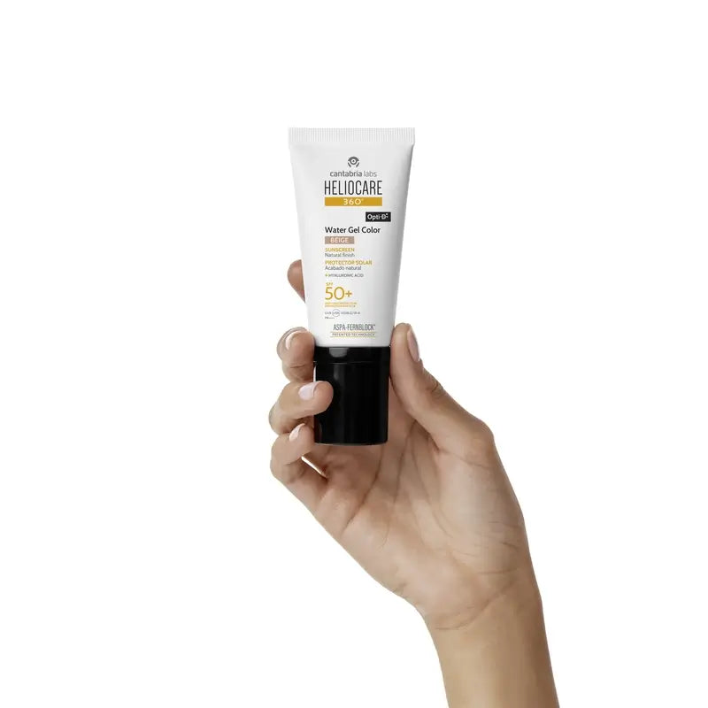 Heliocare 360º Farbe Wasser Gel Beige Spf 50+ 50 Ml