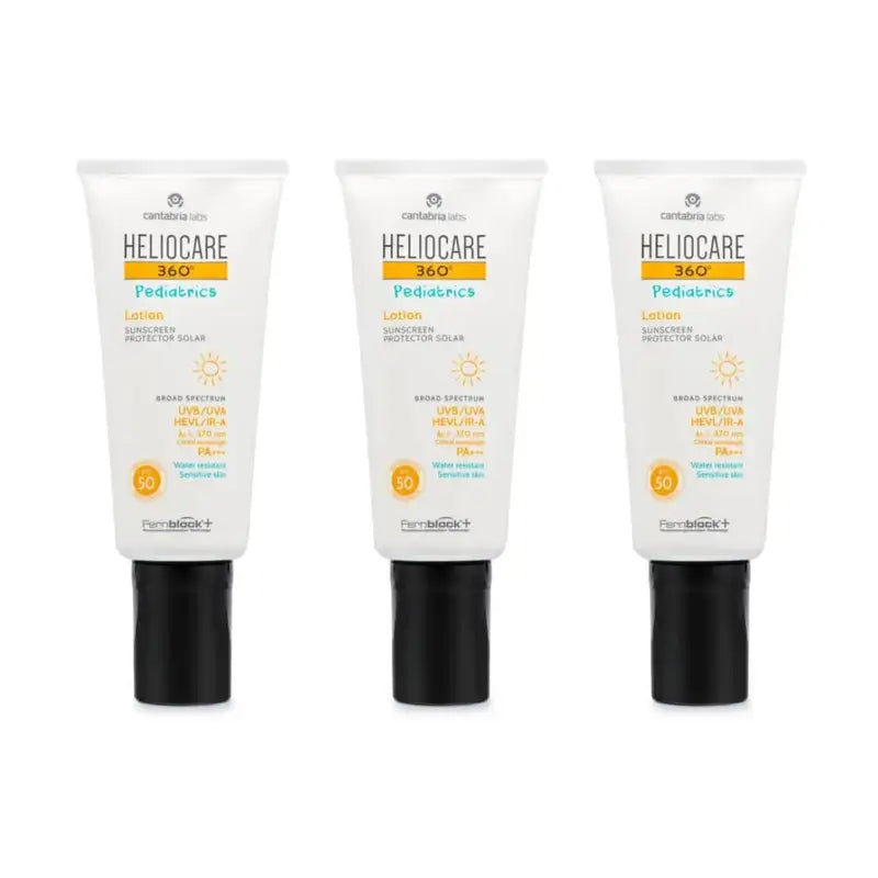 Heliocare 360º Pädiatrische Lotion Spf 50, 3X200 Ml