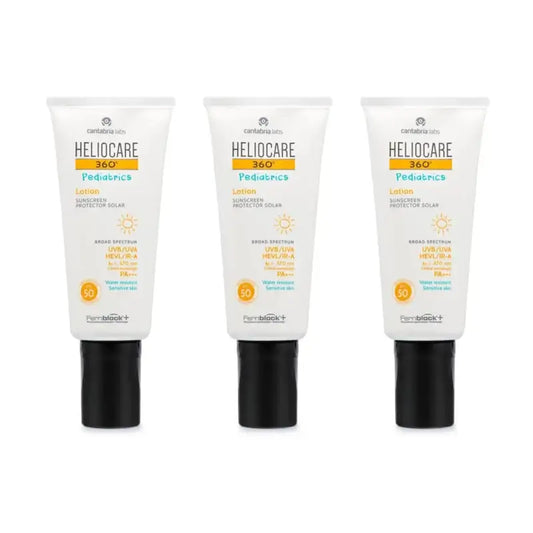 Heliocare 360º Pädiatrische Lotion Spf 50, 3X200 Ml