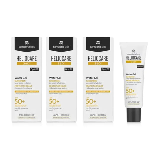 Heliocare 360º Wasser-Gel Spf50+, 3X50 Ml