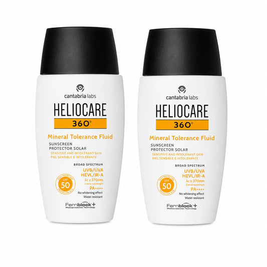 Heliocare Duplo 360º Mineral-Toleranz-Fluid Spf50, 2X50 Ml