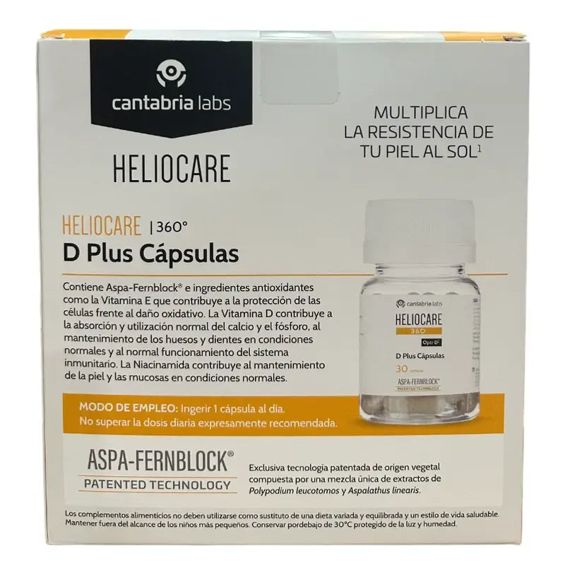 Heliocare Pack 360 D Plus, 2x30 Kapseln
