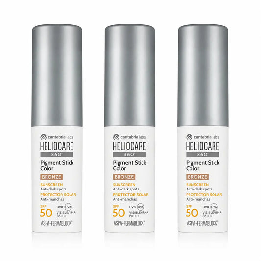 Heliocare Pigment Stick Colour Bronze Spf50 10 Gr pack 3