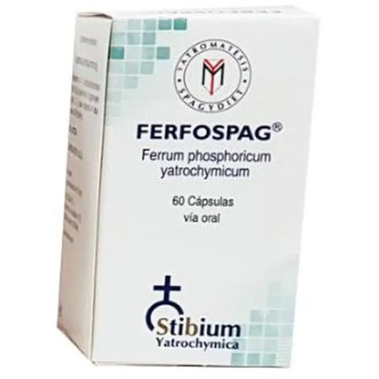 Heliosar Ferfospag Ferrum Phosphoricum , 60 Capsules