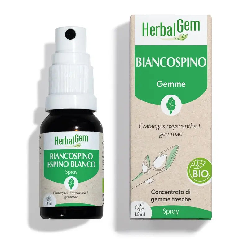 Herbalgem Weißdorn Bio Spray 15 Ml