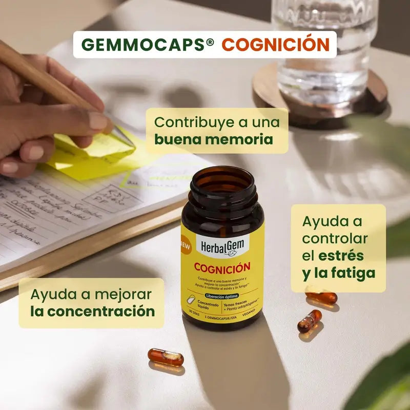 Herbalgem Gemmocaps Stress Protect Kognition, 30 Kapseln