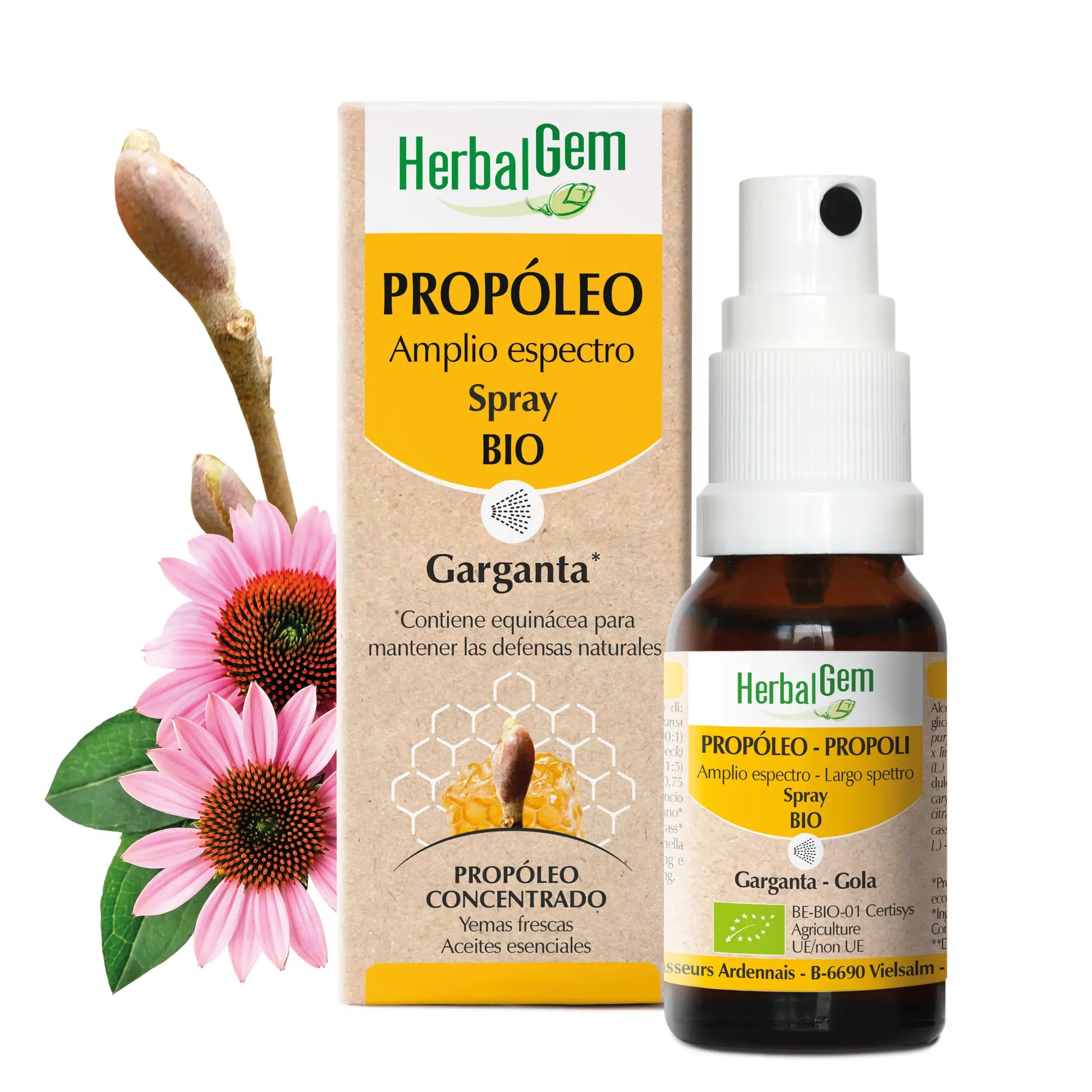 Herbalgem Propoleo Broad Spectrum Spray, 15ml