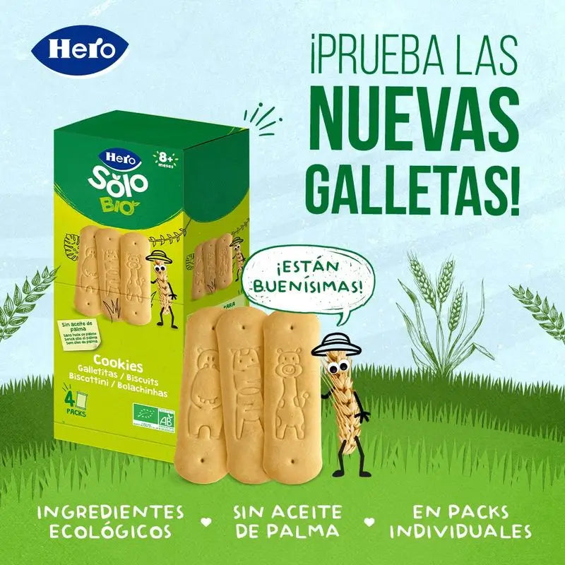 Hero Baby Pack Snack Solo Bio Kekse, 6 X 160 Gr