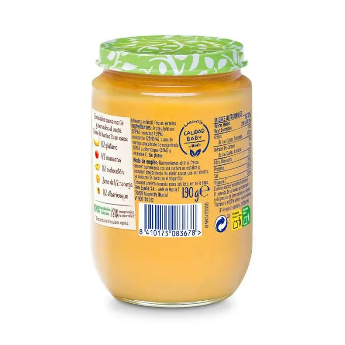 Hero Baby Assorted Fruit Gläser, 190g