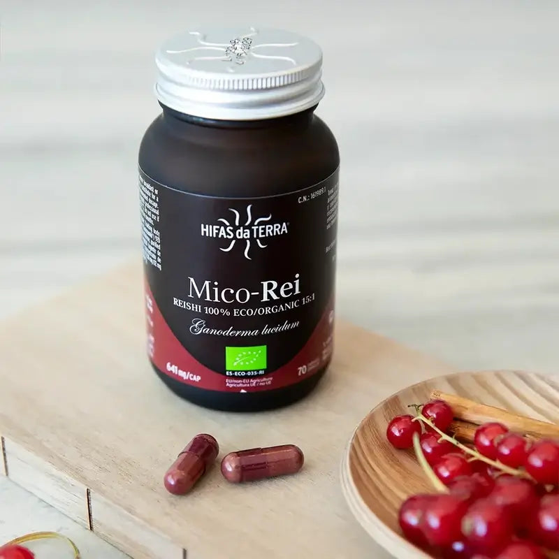 Hyphae Da T Mico-Five Rei Reishi Extrakt Crystal Jar , 70 Kapseln