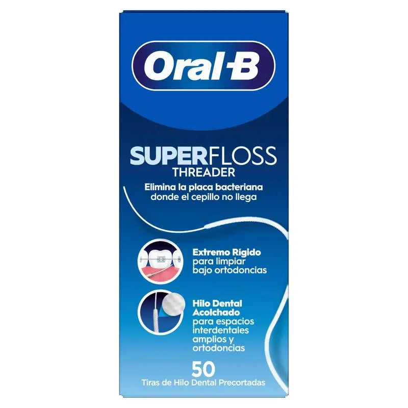 Oral-B Super Floss Zahnseide, 50 Stück.