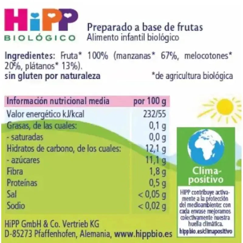 Hipp Bio-Multifrucht-Glas, 190 G