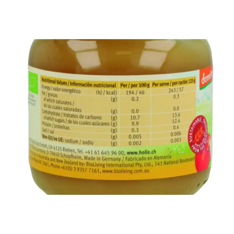 Holle 100% Apfel-Glas, 6 Stück