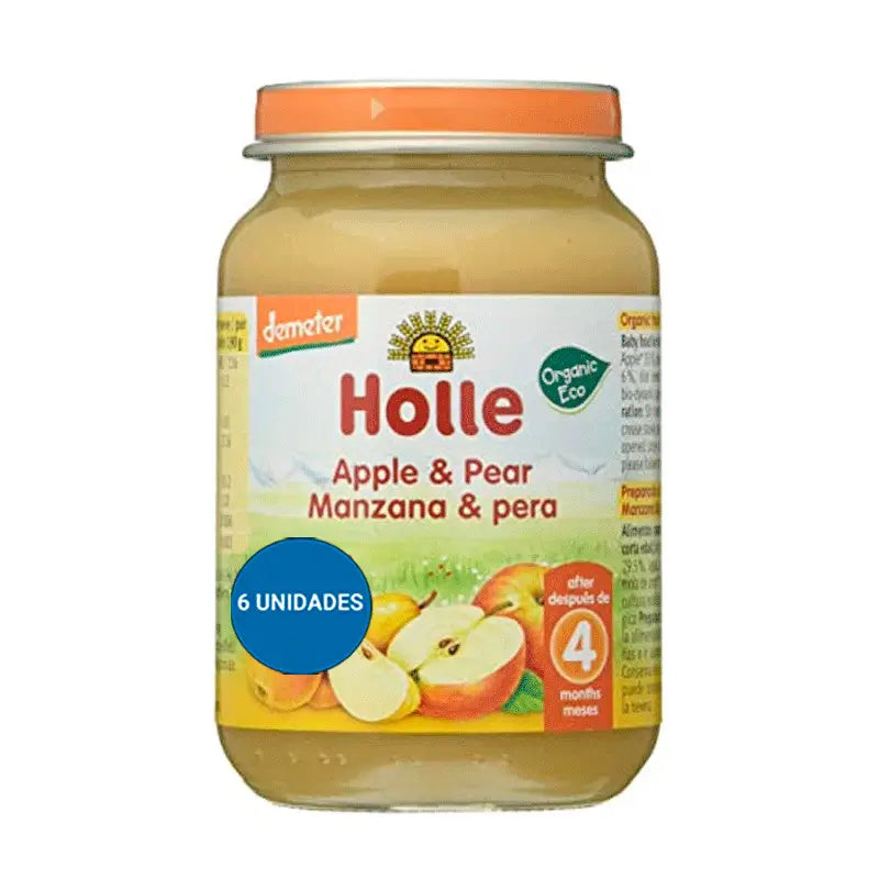 Holle 100% Apple Jar, 6 Pieces